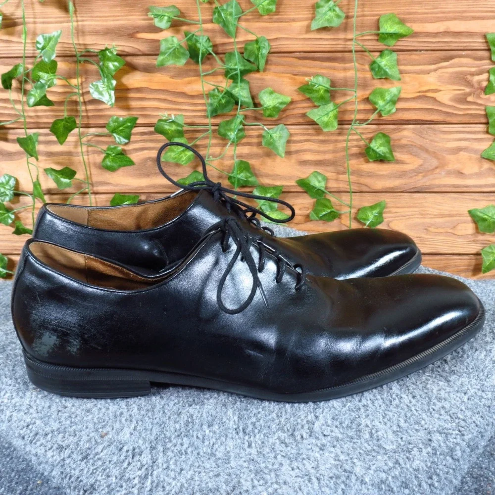 Giorgio Brutini Rocco Mens Oxford Dress Shoes Size 13M Formal Business Black